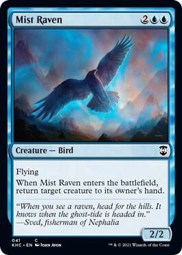 Mist Raven (41) [Kaldheim Commander]