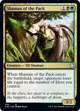 Shaman of the Pack (92) [Kaldheim Commander]