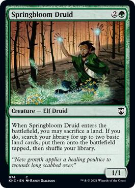 Springbloom Druid (74) [Kaldheim Commander]