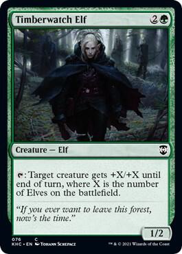 Timberwatch Elf (76) [Kaldheim Commander]