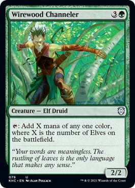 Wirewood Channeler (79) [Kaldheim Commander]