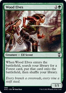 Wood Elves (80) [Kaldheim Commander]