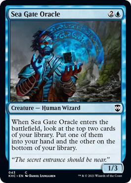 Sea Gate Oracle (43) [Kaldheim Commander]