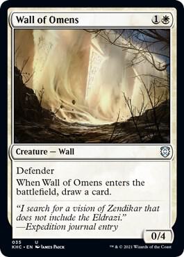 Wall of Omens (35) [Kaldheim Commander]