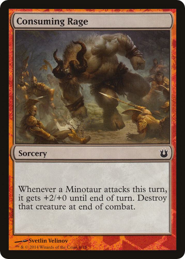 Consuming Rage (6) [Hero's Path Promos]