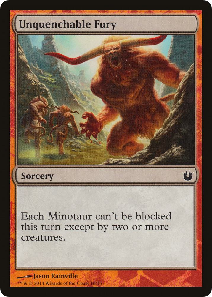 Unquenchable Fury (Battle the Horde) (10) [Hero's Path Promos]