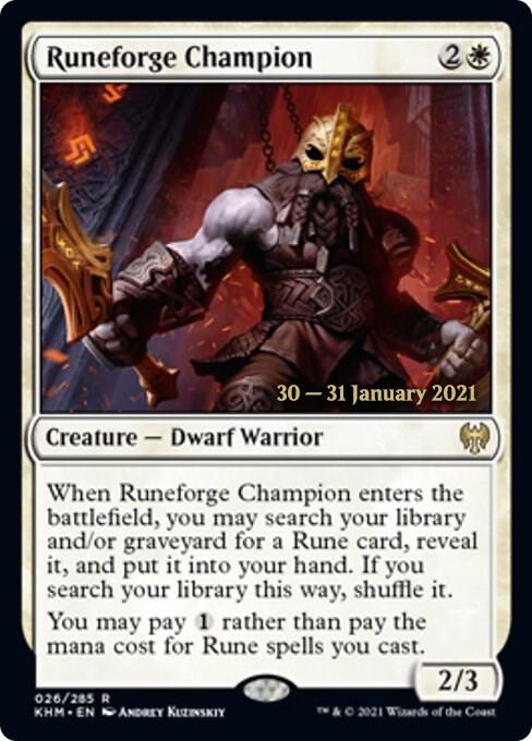 Runeforge Champion (26) [Prerelease Cards]