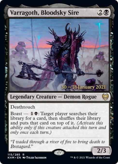 Varragoth, Bloodsky Sire (115) [Prerelease Cards]