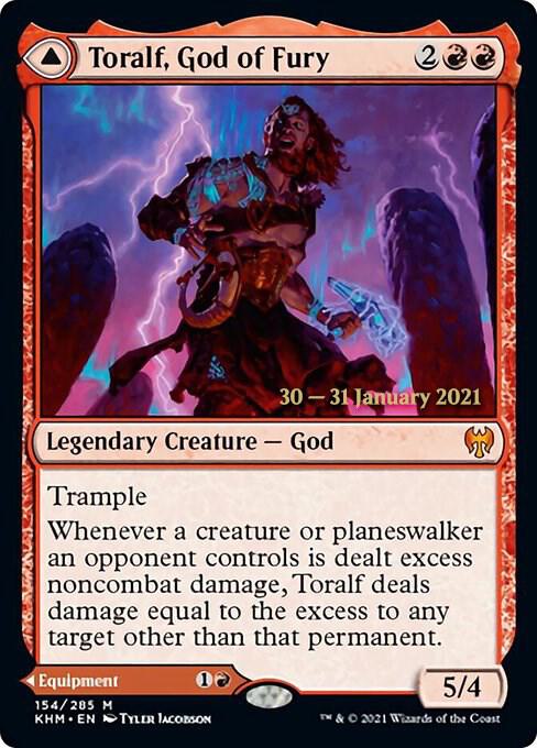 Toralf, God of Fury (154) [Prerelease Cards]