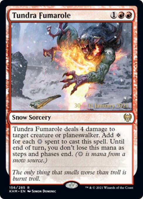 Tundra Fumarole (156) [Prerelease Cards]