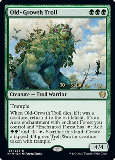 Old-Growth Troll (185) [Prerelease Cards]