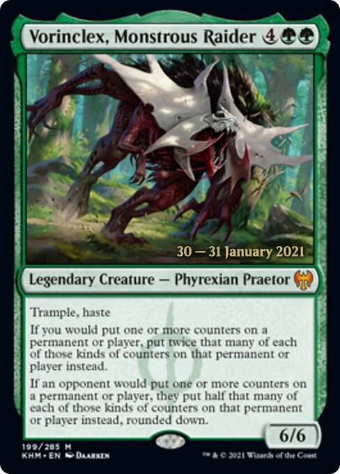 Vorinclex, Monstrous Raider (199) [Prerelease Cards]