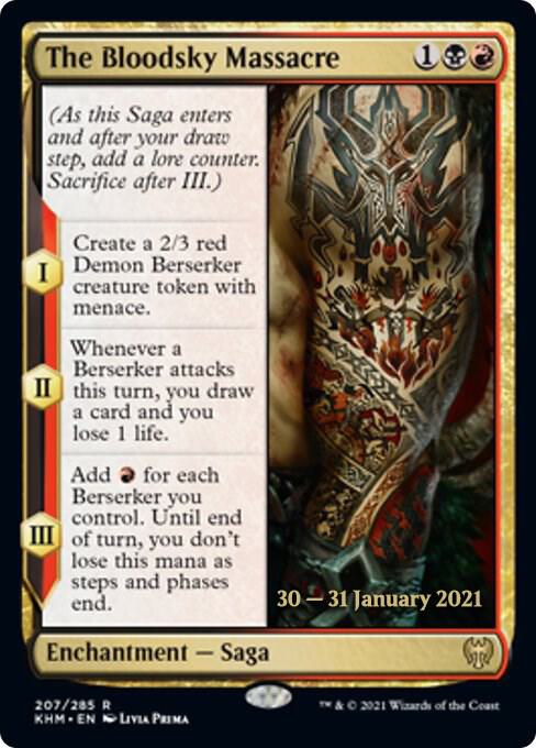 The Bloodsky Massacre (207) [Prerelease Cards]