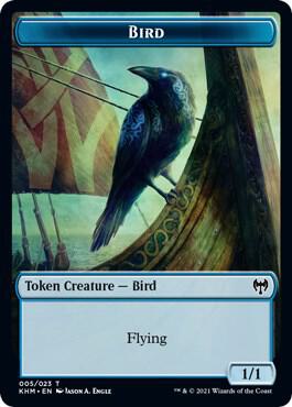 Bird (005) // Soldier Double-Sided Token (5 // 4) [Kaldheim Commander]