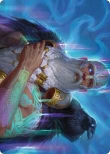 Alrund, God of the Cosmos Art Card (9) [Kaldheim Art Series]