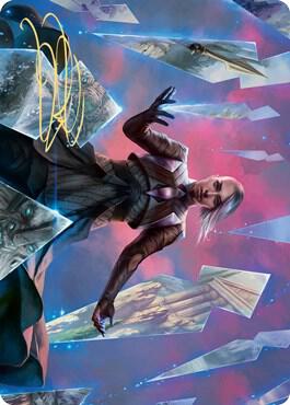 Behold the Multiverse Art Card (Gold-Stamped Signature) (10) [Kaldheim Art Series]