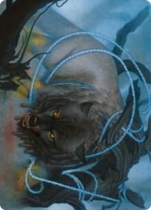 Bind the Monster Art Card (11) [Kaldheim Art Series]