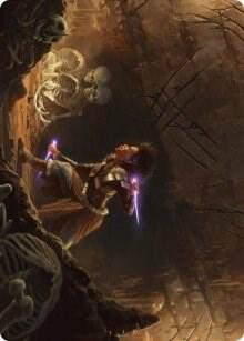 Dogged Pursuit Art Card (21) [Kaldheim Art Series]