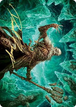 Draugr Necromancer Art Card (Gold-Stamped Signature) (22) [Kaldheim Art Series]