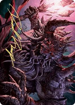 Dream Devourer Art Card (Gold-Stamped Signature) (23) [Kaldheim Art Series]