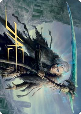 Egon, God of Death Art Card (Gold-Stamped Signature) (24) [Kaldheim Art Series]