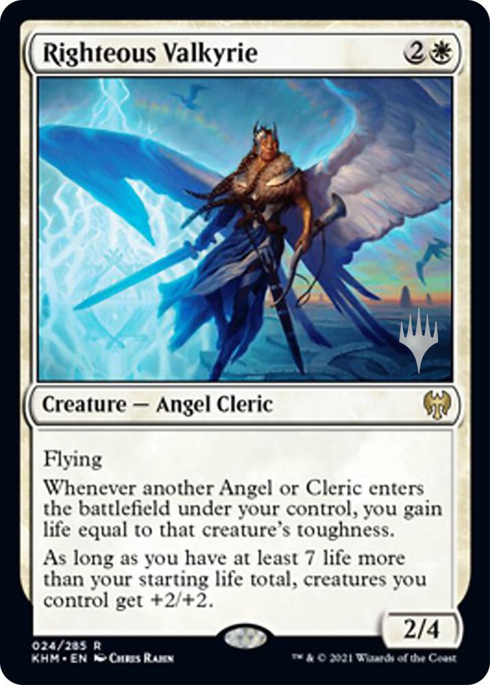 Righteous Valkyrie (24) [Kaldheim Promos]