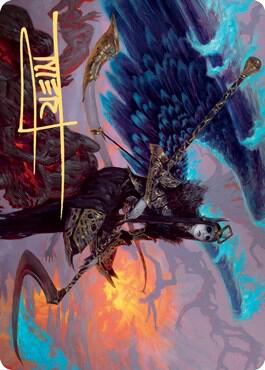 Eradicator Valkyrie Art Card (Gold-Stamped Signature) (25) [Kaldheim Art Series]