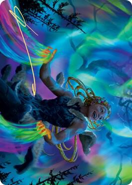 Esika, God of the Tree Art Card (Gold-Stamped Signature) (43) [Kaldheim Art Series]