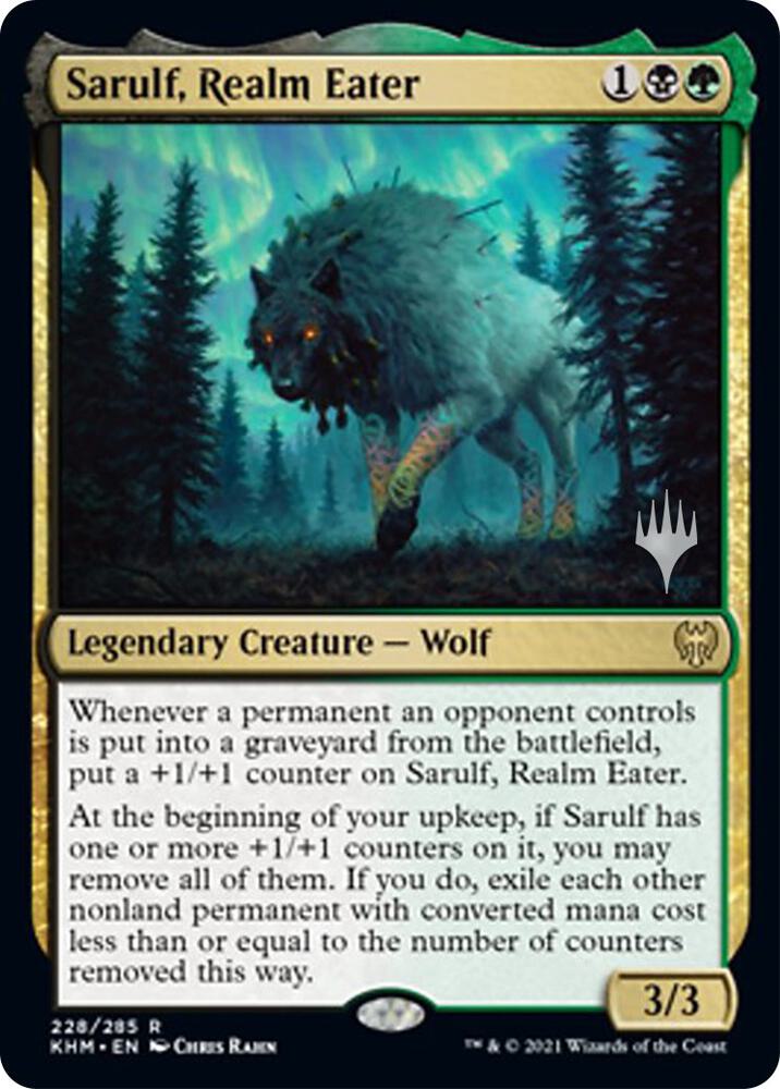 Sarulf, Realm Eater (228) [Kaldheim Promos]
