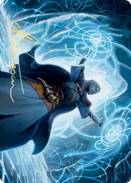 Frost Augur Art Card (Gold-Stamped Signature) (14) [Kaldheim Art Series]