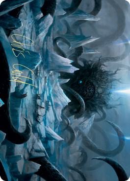 Icebreaker Kraken Art Card (Gold-Stamped Signature) (15) [Kaldheim Art Series]