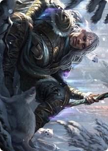 Jorn, God of Winter Art Card (47) [Kaldheim Art Series]
