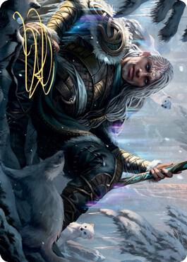 Jorn, God of Winter Art Card (Gold-Stamped Signature) (47) [Kaldheim Art Series]
