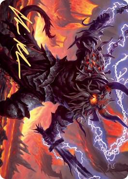 Kardur, Doomscourge Art Card (Gold-Stamped Signature) (57) [Kaldheim Art Series]