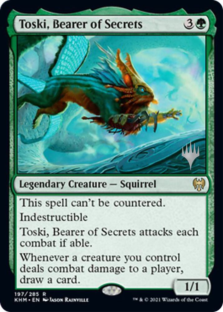 Toski, Bearer of Secrets (197) [Kaldheim Promos]