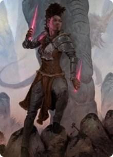 Kaya the Inexorable Art Card (58) [Kaldheim Art Series]