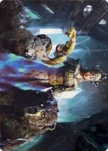 Kolvori, God of Kinship Art Card (48) [Kaldheim Art Series]