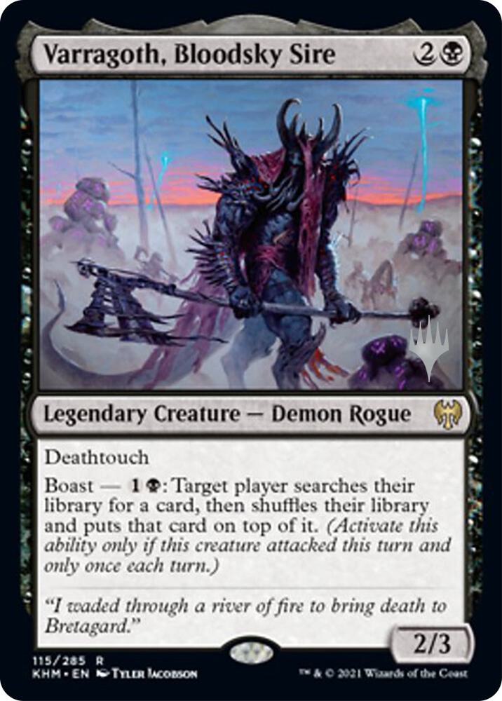 Varragoth, Bloodsky Sire (115) [Kaldheim Promos]