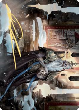 Narfi, Betrayer King Art Card (Gold-Stamped Signature) (62) [Kaldheim Art Series]