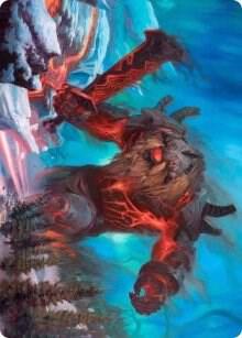 Quakebringer Art Card (37) [Kaldheim Art Series]