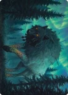 Sarulf, Realm Eater Art Card (65) [Kaldheim Art Series]