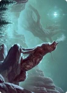 Sarulf's Packmate Art Card (51) [Kaldheim Art Series]