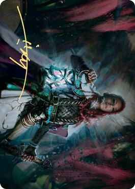 Tergrid, God of Fright Art Card (Gold-Stamped Signature) (27) [Kaldheim Art Series]