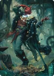 Tibalt, Cosmic Impostor Art Card (67) [Kaldheim Art Series]