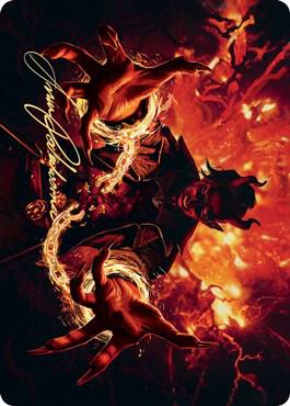 Tibalt's Trickery Art Card (Gold-Stamped Signature) (38) [Kaldheim Art Series]