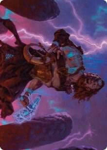 Toralf, God of Fury Art Card (39) [Kaldheim Art Series]