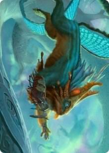 Toski, Bearer of Secrets Art Card (52) [Kaldheim Art Series]