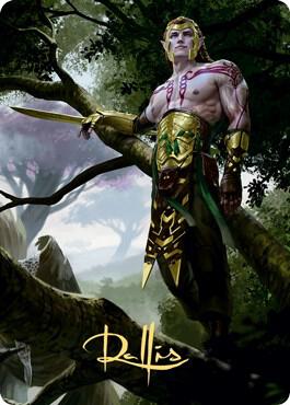 Tyvar Kell Art Card (Gold-Stamped Signature) (53) [Kaldheim Art Series]
