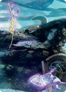 Valki, God of Lies Art Card (Gold-Stamped Signature) (28) [Kaldheim Art Series]