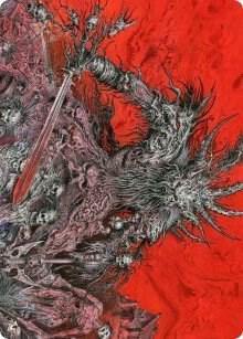 Varragoth, Bloodsky Sire Art Card (78) [Kaldheim Art Series]